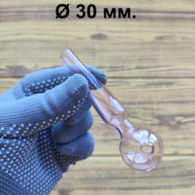 Стеклянная трубка Bullet Oil Pink