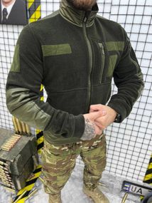 Флисовка олива плащевка elit  РГ6337  /\
