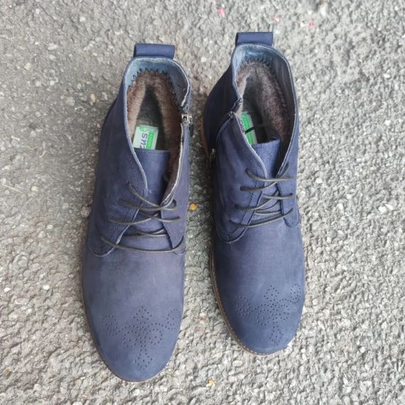 Зимние синие ботинки 42 размер | Зображення 4