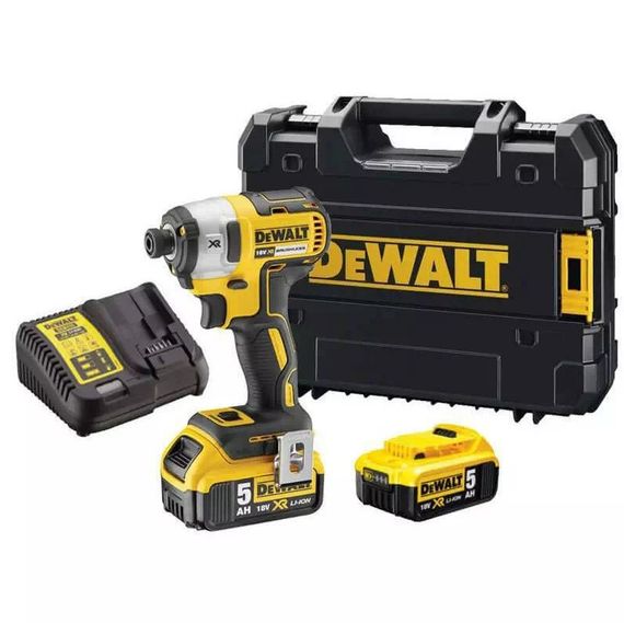 Шурупокрут акумуляторний ударний DeWalt з АКБ та ЗП DCF887P2