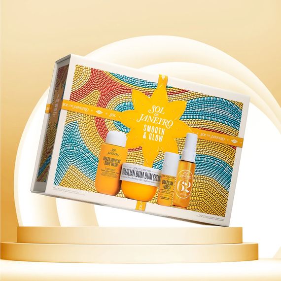 Подарунковий набір Sol de Janeiro Smooth & Glow (body wash, cream, mist, lip butter) | Зображення 3