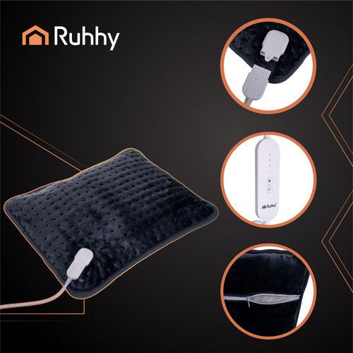 Електрогрілка для спини та шиї RUHHY 60х38 см — тепло, що піклується про вас щодня. | Зображення 6