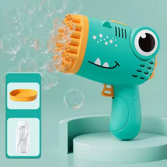 Дитячий автоматичний пістолет для мильних бульбашок, ефектне шоу з мильних бульбашок | Зображення 2