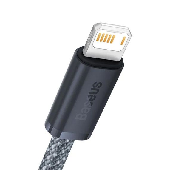Дата кабель Baseus Dynamic Series USB to Lightning 2.4A (2m) (CALD00050) Slate Gray | Зображення 7