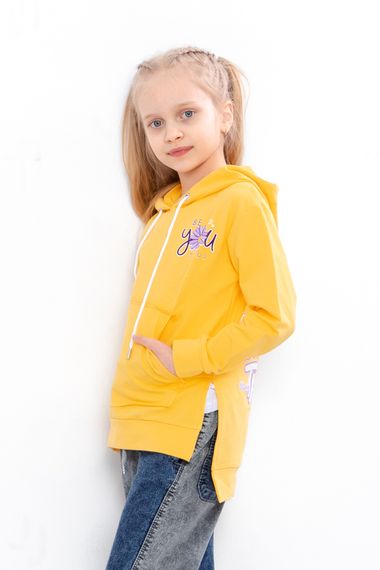 Худі для дівчинки Носи своє 158 Жовтий (p-4743-156969) | Зображення 1