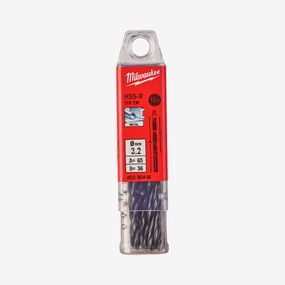 Свердло для металу HSS-R MILWAUKEE DIN338 Ø 3.2 мм 4932363466
