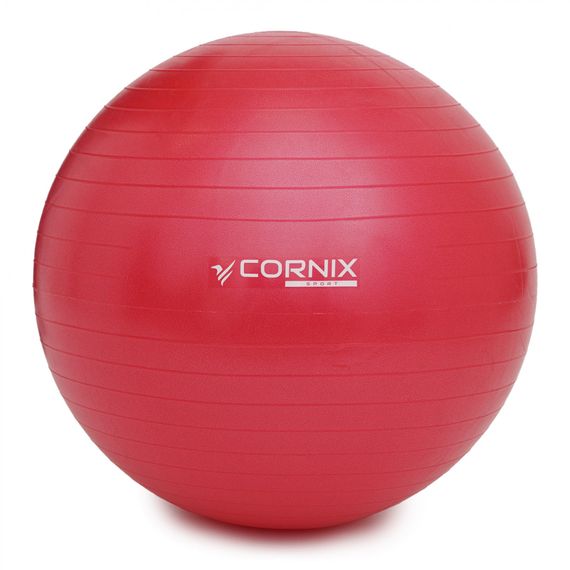 М'яч для фітнесу (фітбол) Cornix 55 см Anti-Burst XR-0018 Red | Зображення 5