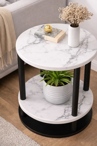 Столик интерьерный журнальный круглый AND-1934 | Зображення 1