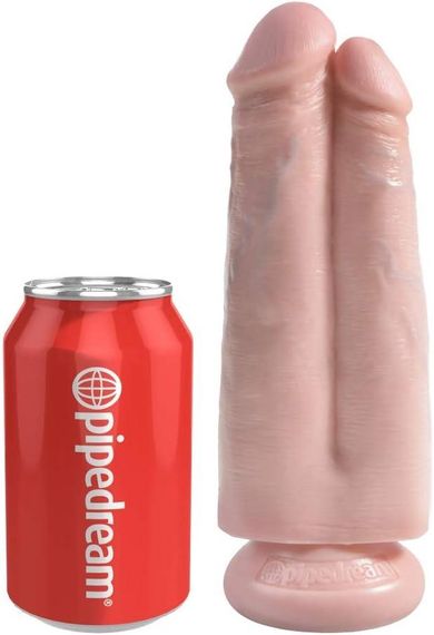 Подвійний фалоімітатор Pipedream King Cock тілесний sexstyle | Зображення 1