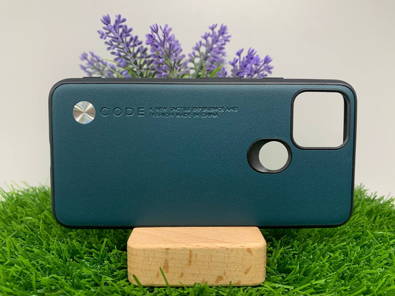 Чохол накладка Google Pixel 5 шкіра синій