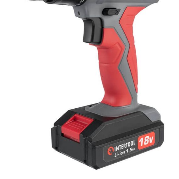 Дриль-шурупокрут акумуляторний 17 Нм INTERTOOL DT-0315 | Зображення 7