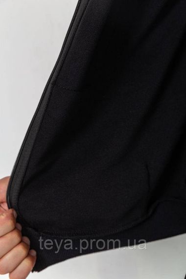 Спортивний костюм чоловічий двонитка, колір чорний, розміри M, L, L, XL, XXL FA_008320 | Зображення 4