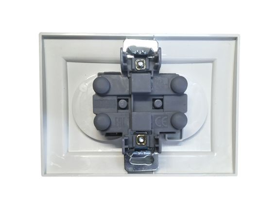 Розетка внутрішній установки 2-а б/з з захисна шторка біла IP20 Malta Ny95000966 | Зображення 1