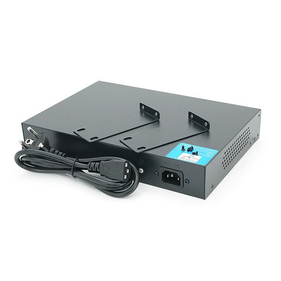 16-портовий гігабітний керований PoE комутатор YOSO YO316-240 з 16 портами POE 1000Мбіт + 2 UP-Link 1000Мбіт + 1 SFP. 52V/240W. | Зображення 2