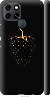 Чохол на Infinix Smart 6 Чорна полуниця "3585m-2758-24368"