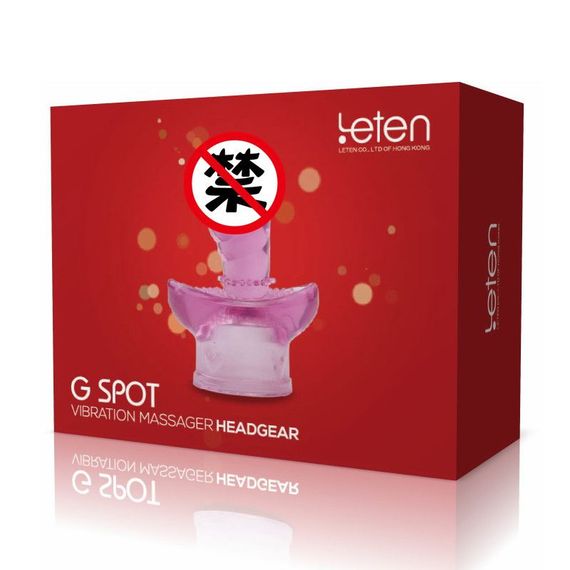 Насадка для вибромассажера Leten G SPOT HEADGEAR - 5 (40 x 92 мм) | Зображення 1