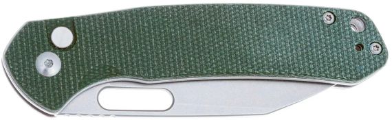 Ніж CJRB Pyrite Wharncliffe Micarta Green | Зображення 3