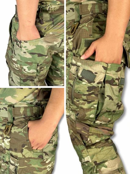 Штани тактичні з наколінниками Raptor PRO Мультикам 50/3 | Зображення 7