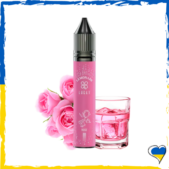Рідина для самозамісу Lucky Rose Lemonade 30 мл (5%) Лаккі сольова заправка для вейпу сигарет pod рідина для pod