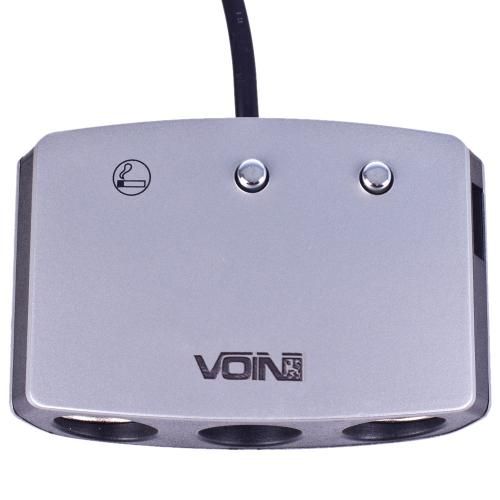 Розгалужувач (подовжувач) прикурювача VOIN 3 виходи + 1USB 2400 mA 12/24V SC-3005 дріт | Зображення 3