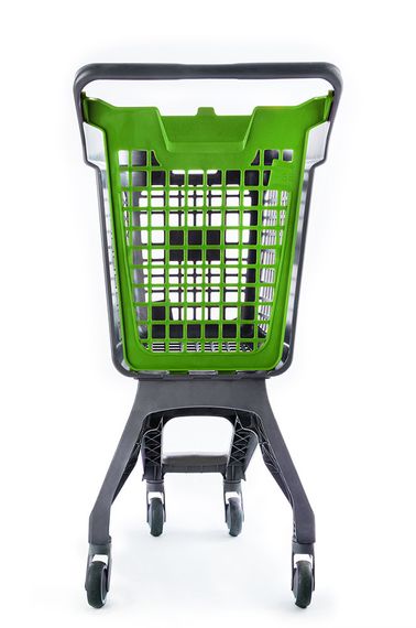 Покупательская тележка Shopping Basket UP.80 зеленая, 80л, Испания, Зелёный | Зображення 1
