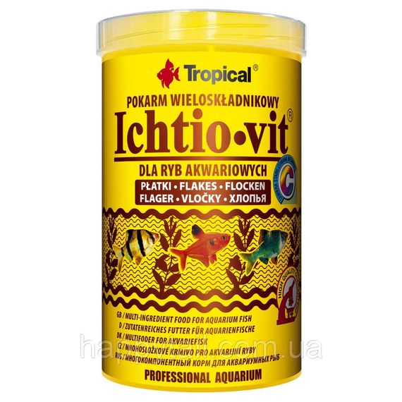 Корм Tropical Ichtio-Vit 120 г — Универсальные хлопья для рыб купить