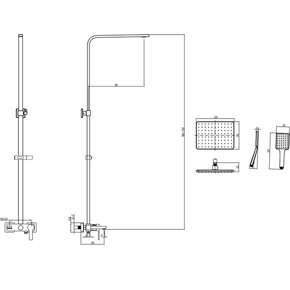 Душова система Corso Bilancino (9610400) | Зображення 1