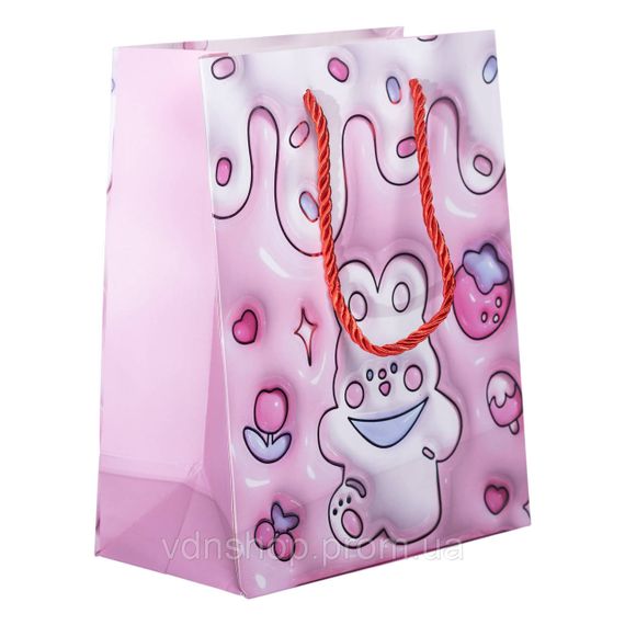 Набір подарункових пакетів з паперу 12 (шт.) картонні гарні пакети для подарунків 18×10×22.5 (см) HP-10359-20 | Зображення 4