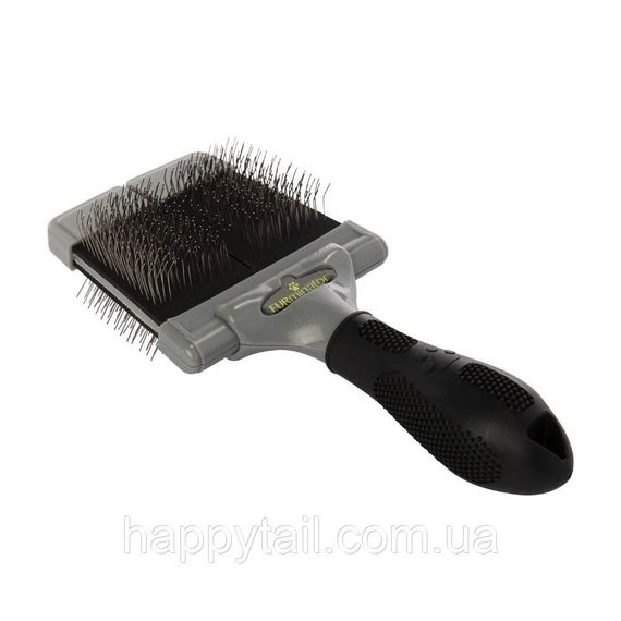 Щітка-пуходерка для собак та котів FURminator жорстка L 20,5 х 9,5 х 1,5 см | Зображення 5