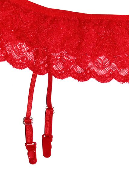 Пояс для панчох Babydoll 42 Червоний 0071-3 | Зображення 7