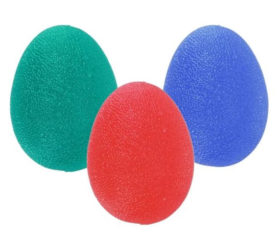 Набір силіконових еспандерів-яйце (тренажер для кисті) PowerPlay PP-4340 Power Grip Set (набір 3 шт) (PP_4340)