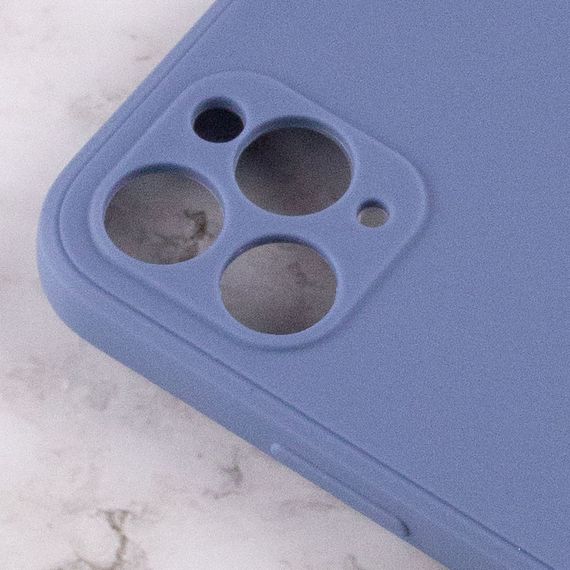Силіконовий чохол Candy Full Camera для Apple iPhone 11 Pro Max (6.5") Голубой / Mist blue | Зображення 2