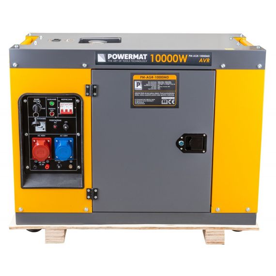 Генератор дизельний станція резервної напруги Powermat PM-AGR-10000MD