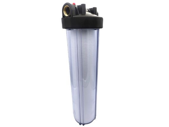 Колба BigBlue 20" Tiger Filtration прозора (латунь.різьби/макс10атм) + картридж 1/4 | Зображення 1