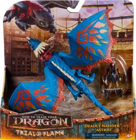 Игровой набор Dreamworks Dragons Как приручить дракона Злобный Змеевик и всадница Астрид
