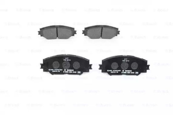 Колодки гальмівні дискові TOYOTA AURIS, RAV 4 передн.  BOSCH (0986494240)