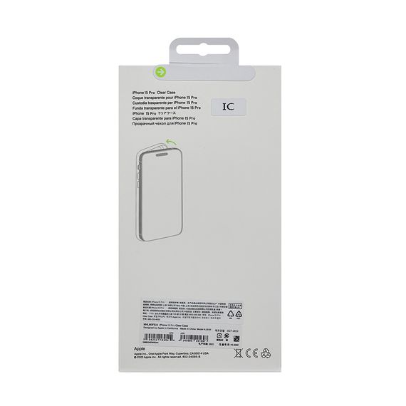 Чохол накладка Silicone Clear Case Full MagSafe для iPhone 15 Pro-clear | Зображення 3