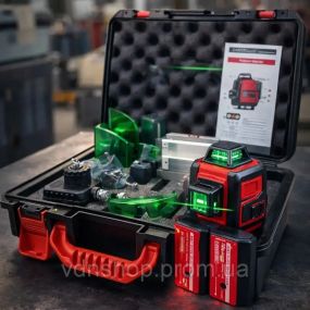 Лазерный уровень 4D 16 линий с проекцией 360°