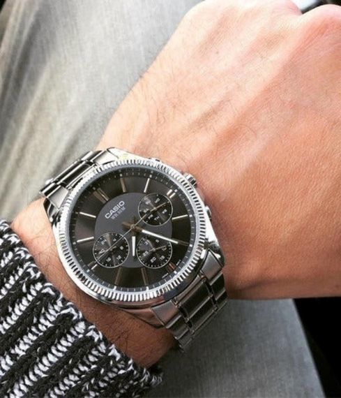 Часы наручные мужские Casio MTP-1375D-1A | Зображення 4