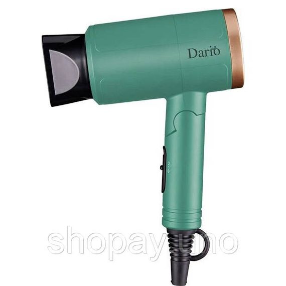 Фен з потужним мотором DARIO DHD9314 1400Вт, Хороший фен для волосся, Електрофен з насадками AU-96 | Зображення 2