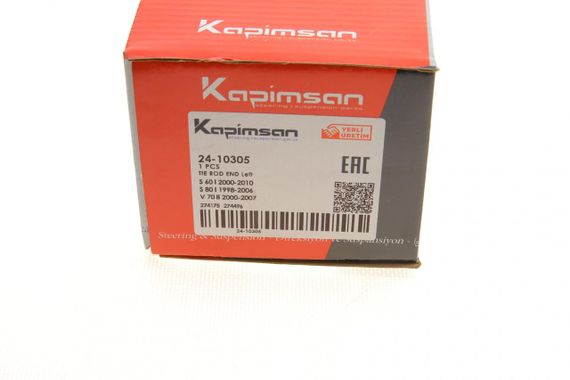 Наконечник тяги рульової L Volvo S60 S80 V70 99-10 24-10305 | Зображення 3