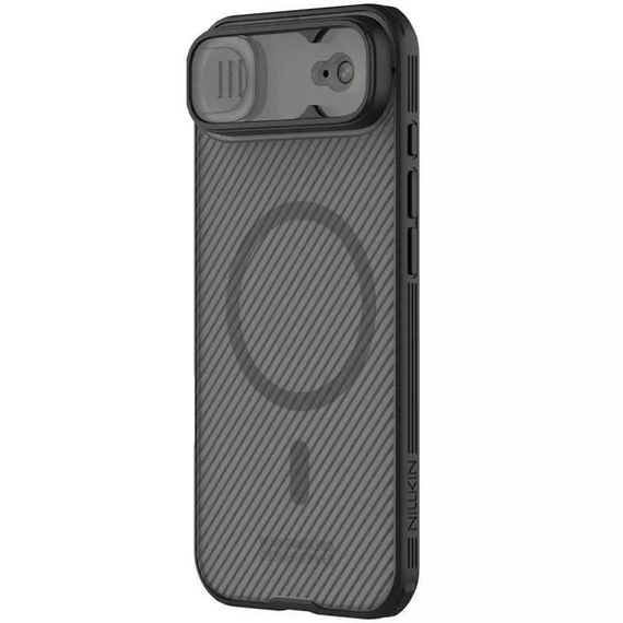 Карбонова накладка Nillkin CamShield Pro Magnetic для Apple iPhone 17 Air (6.5") Transparent black | Зображення 2