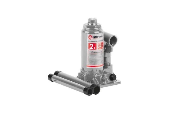 Домкрат гидравлический Intertool - 2 т одноштоковый (в кейсе) (GT0051)