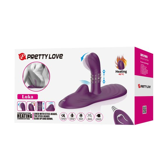 Вібромасажер - Pretty Love Luka Heating Sit-Down Pad Vibrator | Зображення 9