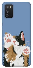Чохол IBANAN Funny cat для Samsung Galaxy A02s