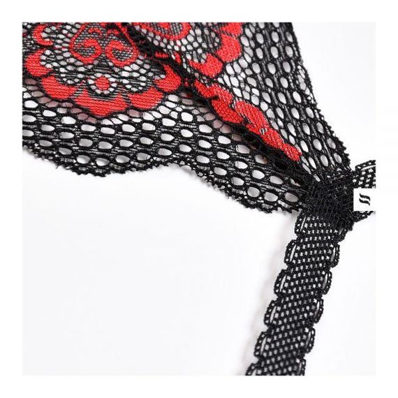 Боді Obsessive Megies teddy black S/M sexstyle | Зображення 5