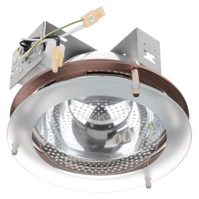 Світильник Downlight стельовий вбудований DL-02 AB/2x26W Brille 166018