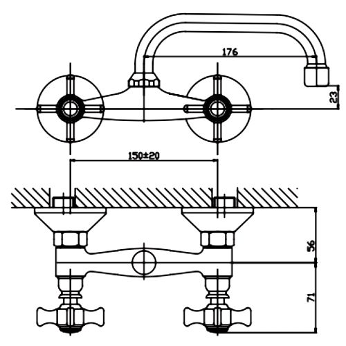 Змішувач для кухні Haiba ZEON 361 HB0440 | Зображення 1