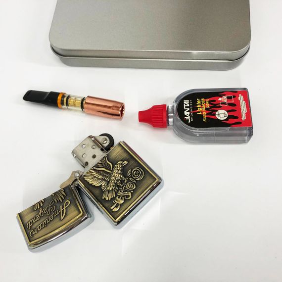 Запальничка бензинова в подарунковій коробці N12, подарункові запальнички, подарунок запальничка хлопцю. | Зображення 8