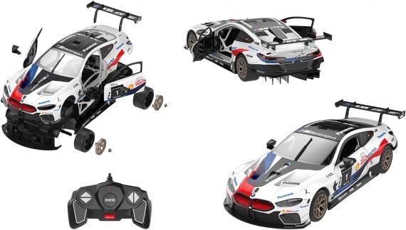 Машинка-конструктор Rastar BMW M8 GTE 1:18. Білий | Зображення 1